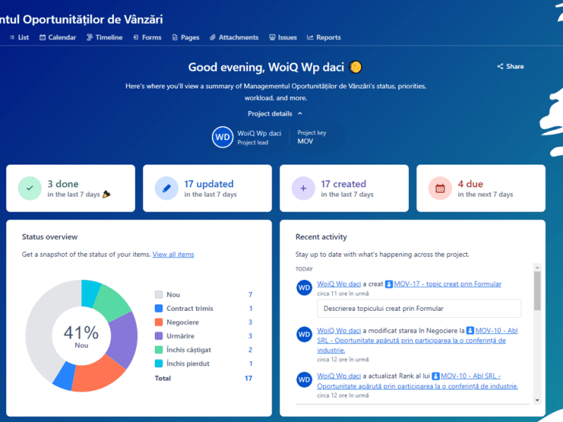 Descoperă Smart MOV: Soluția ideală pentru Managementul Oportunităților de&nbsp;Vânzare